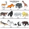 Wildlife Simulation Set: Gray Wolf, Hedgehog, Red Fox, Tree Frog, Wild Boar, Chipmunk, White-tailed Deer - Perfect Christmas Gift