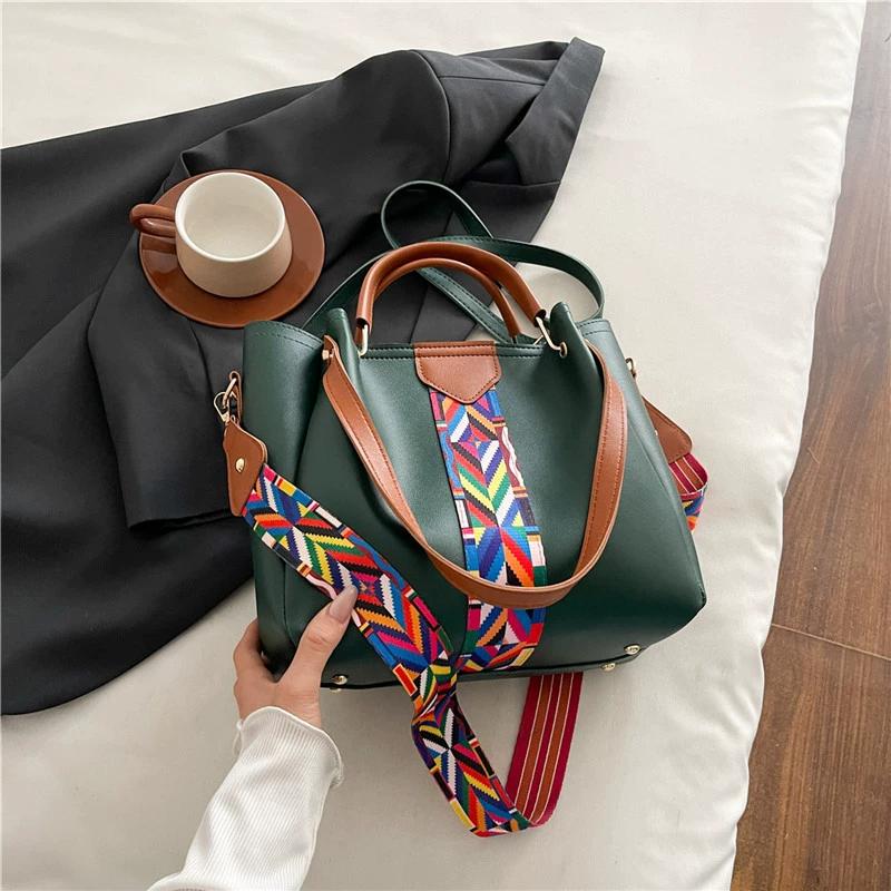 Women's Bag 2025 Summer New European and American Fashion Four-piece Set Mother and Child Bag Portable Shoulder Messenger Bag Bucket Tote Bag