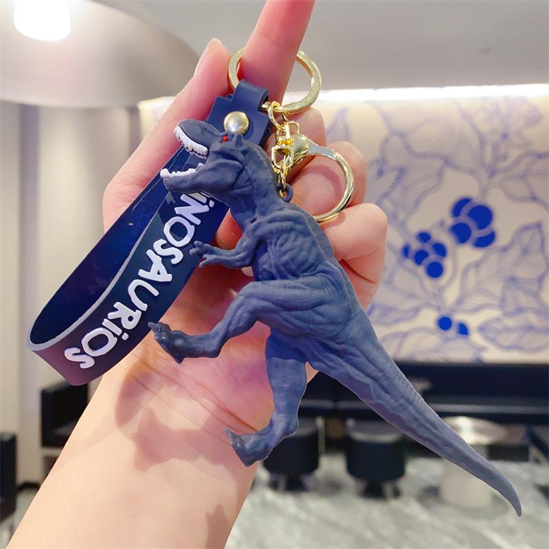 

Креативный брелок для ключей в виде автомобиля динозавра тираннозавра рекса, кольцо для ключей, подвеска для сумки, брелок, маленький подарок, игрушка