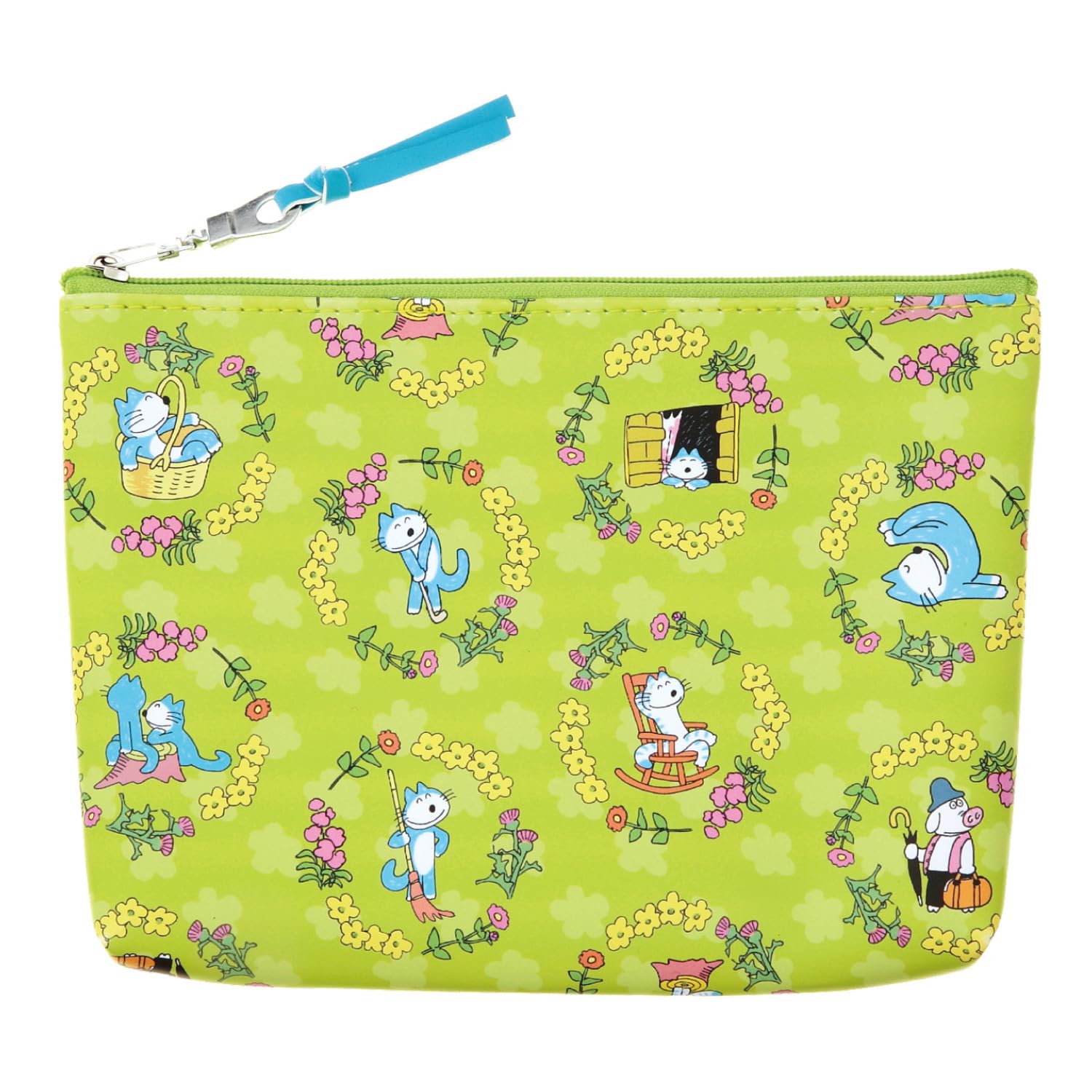 Gakken 11 Cats Pouch Green F23802 StaFul зелёный