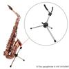 Xtahdge Foldable Saxophone Stand Portable Alto Saxophone Metal Floor Stand Holder Aluminum Alloy with Carrying Bag