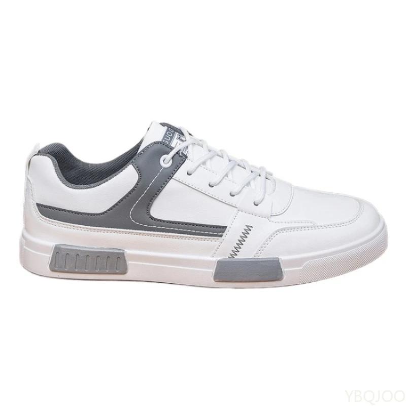 Men's New Breathable white Shoes Trendy versatile leather shoe Casual comfortable flats Fashion light Male shoes Homme Zapatos
