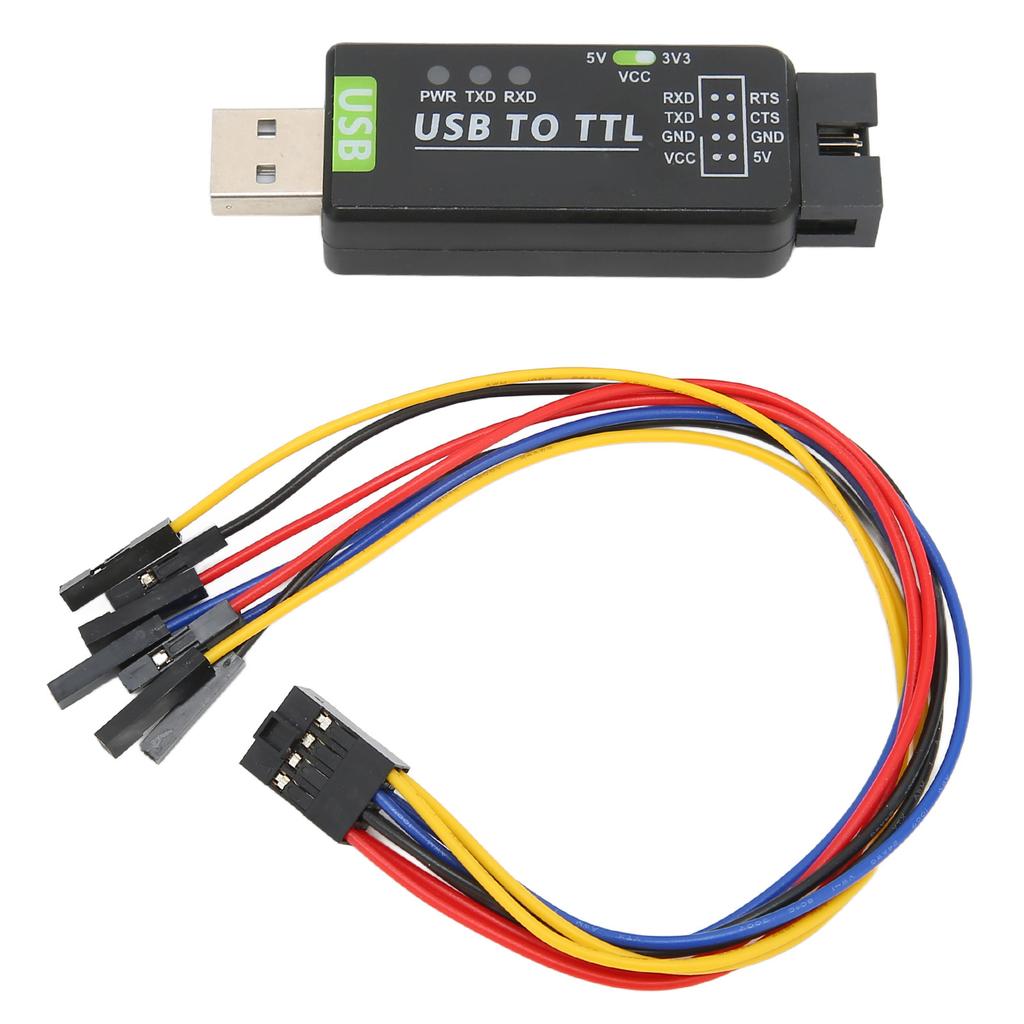 USB to TTL Converter FT232RL Industrial Multiple Protection Circuit Multi System Compatibility Computer Accessories