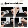 Stainless Steel Toothpaste Squeezer Compact Design Reusable Multifunctional Metal Toothpaste Tube Wringer Seat Holder Stand
