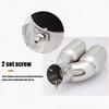 Car Bent Dual Exhaust Tip 3 Inch ID Inlet Rolled Edge Slant Cut Stainless Steel Square End One Change Two Double