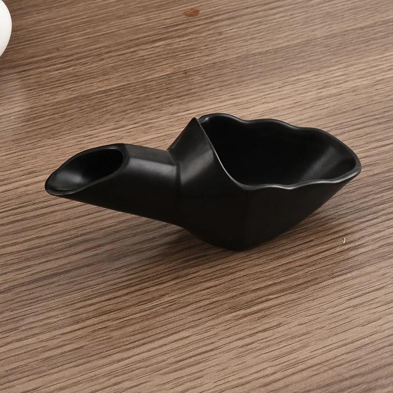 Coffee Bean Measuring Tray Ceramic Measure Shovel for Weighing and Filling Coffee Beans Home Coffee Accessories Barista Tools