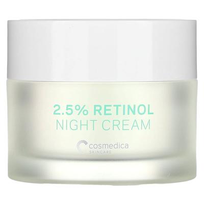 Retinol 2.5% Night Cream, Overnight Resurfacing Treatment, 50 G (1.76 Oz)