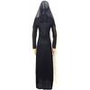 Sexy Halloween Nun Vampire Cosplay Costume - Black Witch Maid Role Play