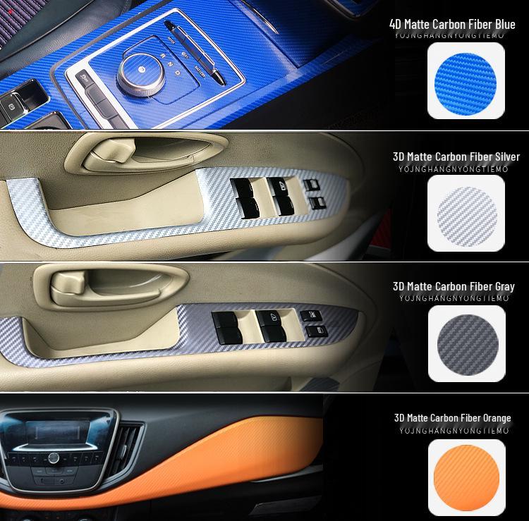 Mazda CX5/CX30 (17-21) Interior Carbon Fiber Sticker - Damage-Free Replacement