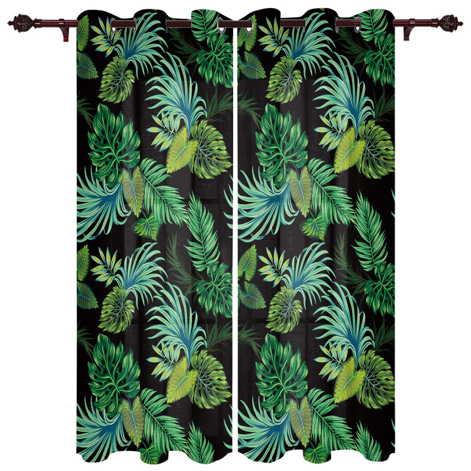 Летние зеленые тропические растения с пальмовыми листьями — фото 15