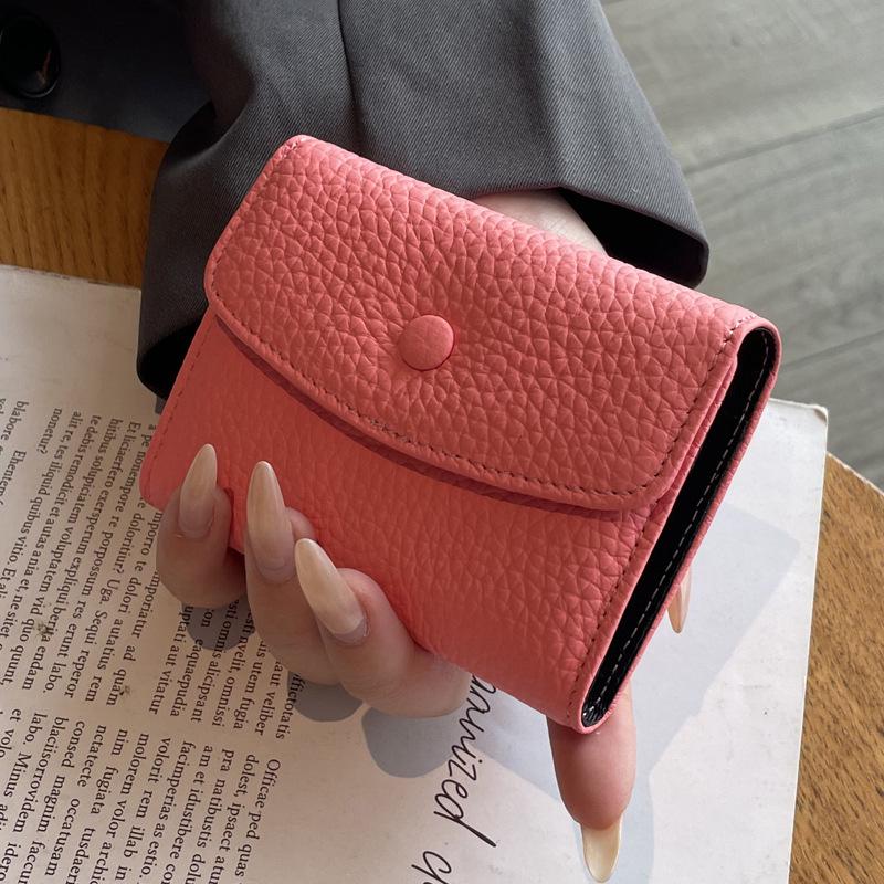 Genuine Leather Accordion Card Holder for Women - Compact, Anti-Demagnetization, Multi-Card Slots, Driver's License, Document Organizer