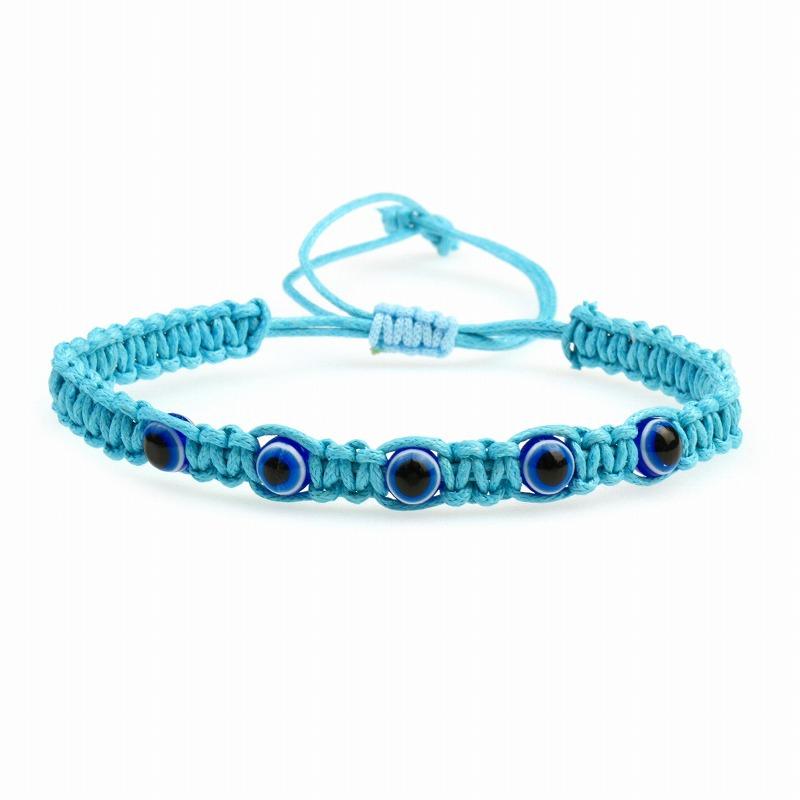 Turkish Blue Eyes Bracelets Gift For Friends Colorful Women Handmade Lucky Rope Bracelets