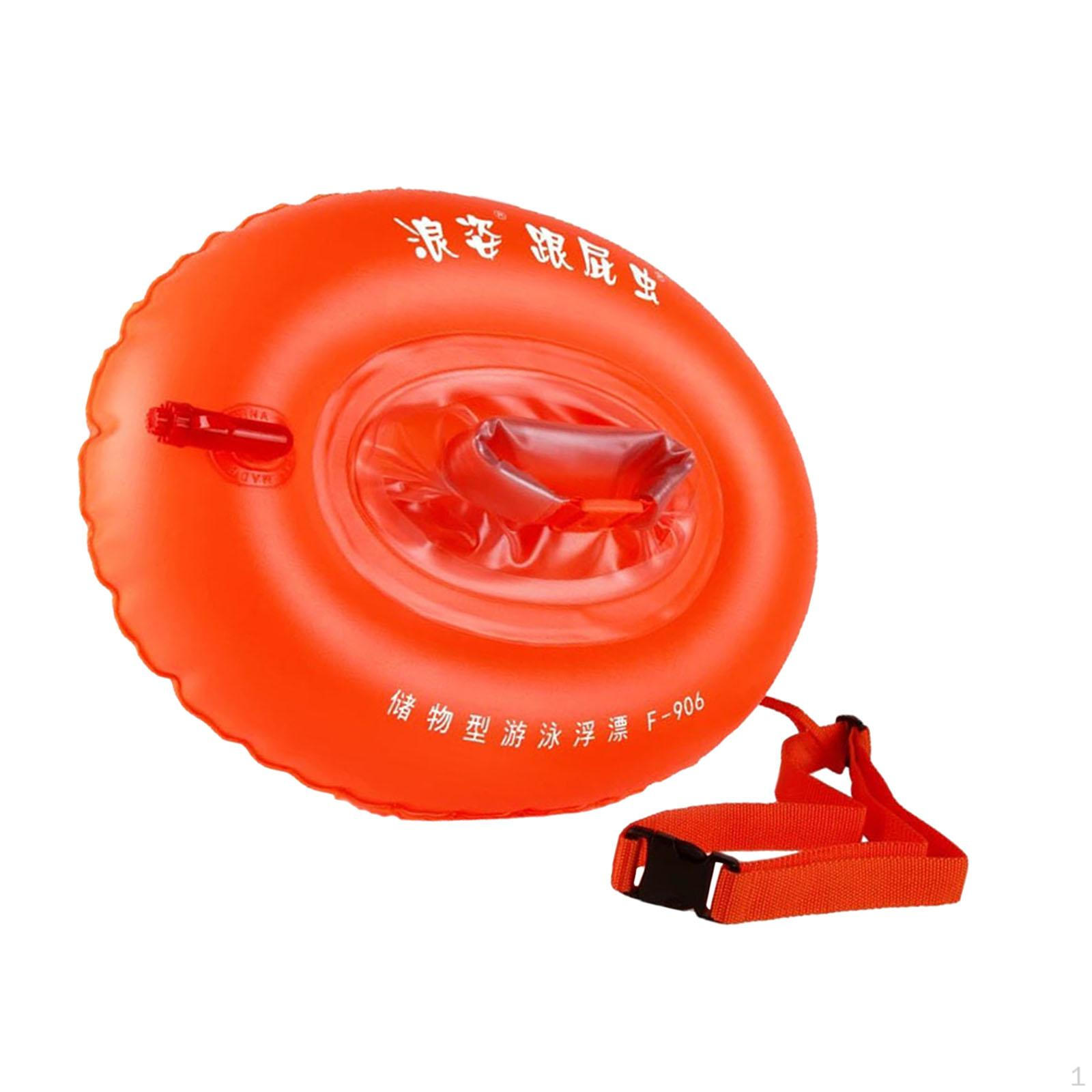 

Плавательный буй Снаряжение Тренировочный инвентарь Портативный с поясом для фитнеса, плавания, дрифтинга 44cm