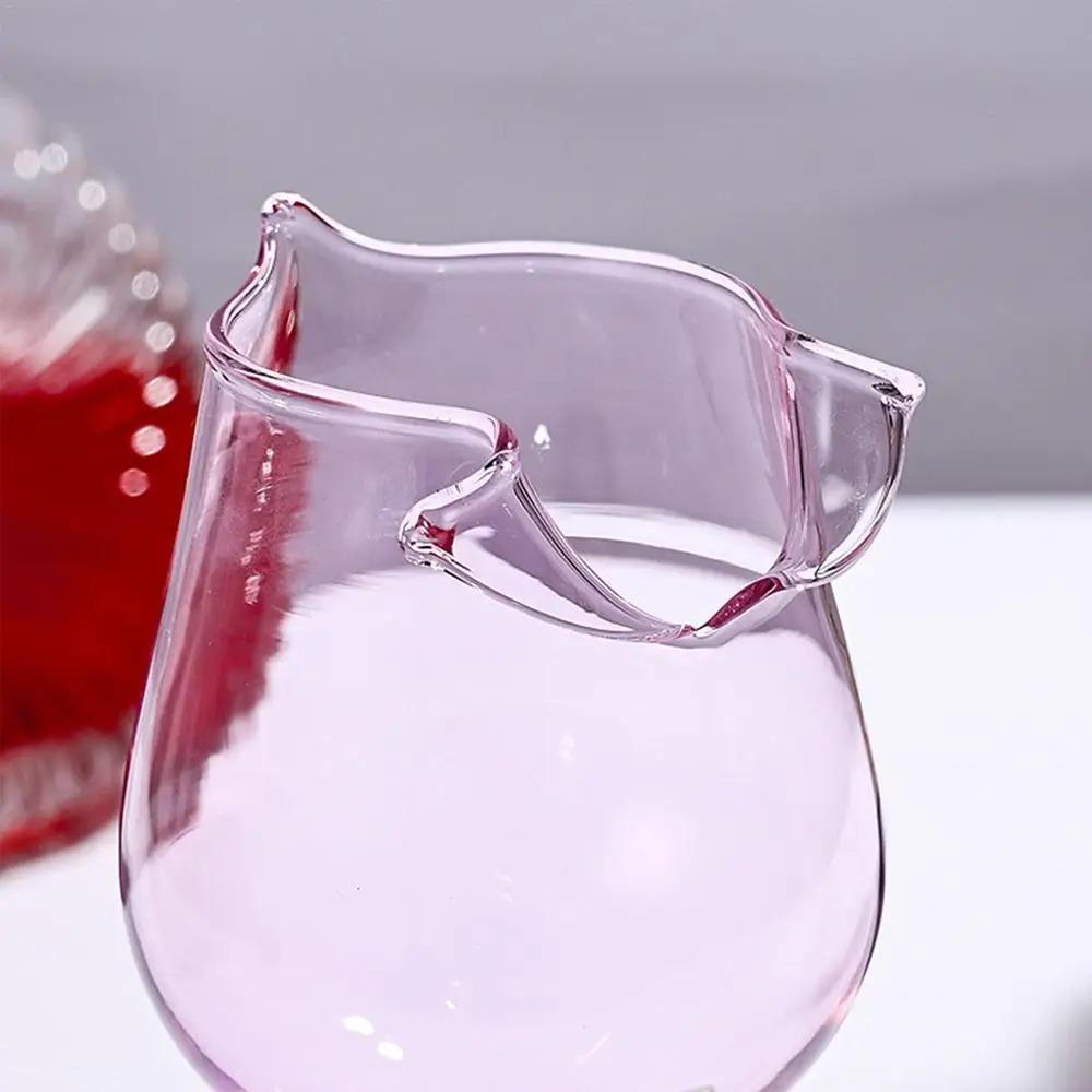 Glassware Rose Wine Glass 150/280ml Cocktail Glasses Cup Rose Wine Goblet  Valentine's Day