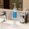 Nutcracker Soap Pump Dispenser Reusable Gel Liquid Container Transparent Lotion Bottle For Kitchen Hotel Home Countertop