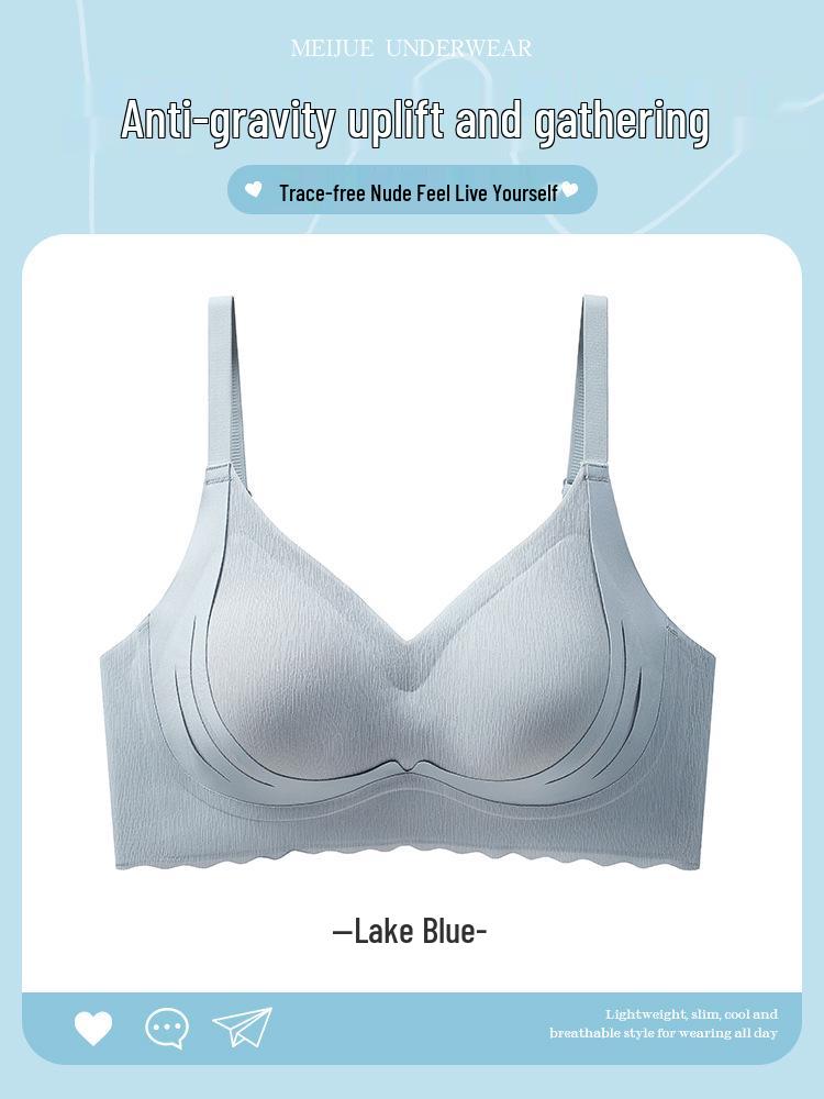 Seamless Small Chest Support Wirefree Sports Bra with Beautiful Back Design