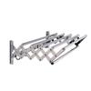 304 Stainless Steel Retractable Towel Rack with Hooks for Bathroom, Hotel, or Balcony Drying