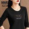 MARK FAIRWHALE Women's Long Sleeve Crewneck Graphic T-Shirt