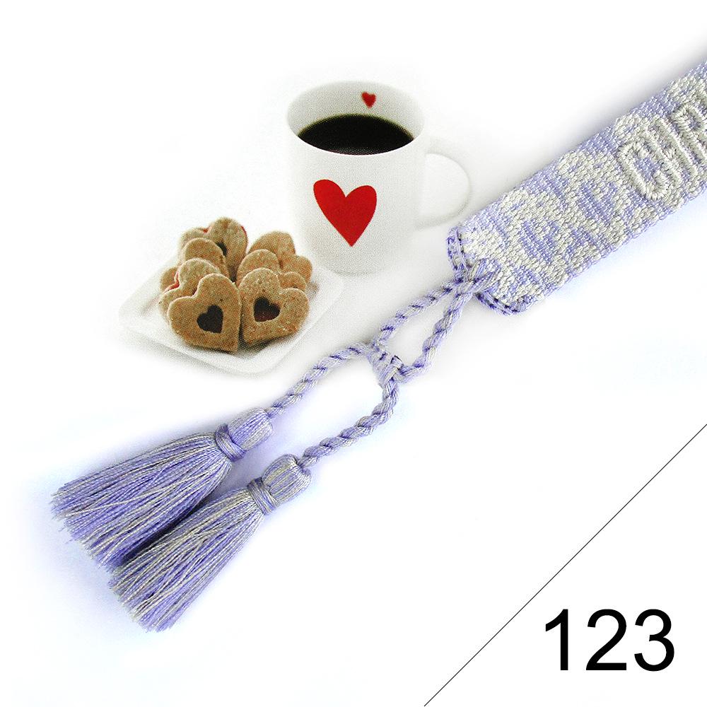 Custom Bohemian Embroidered Bracelet with Tassel and Woven Rope - Handmade Jewelry for Couples and Women