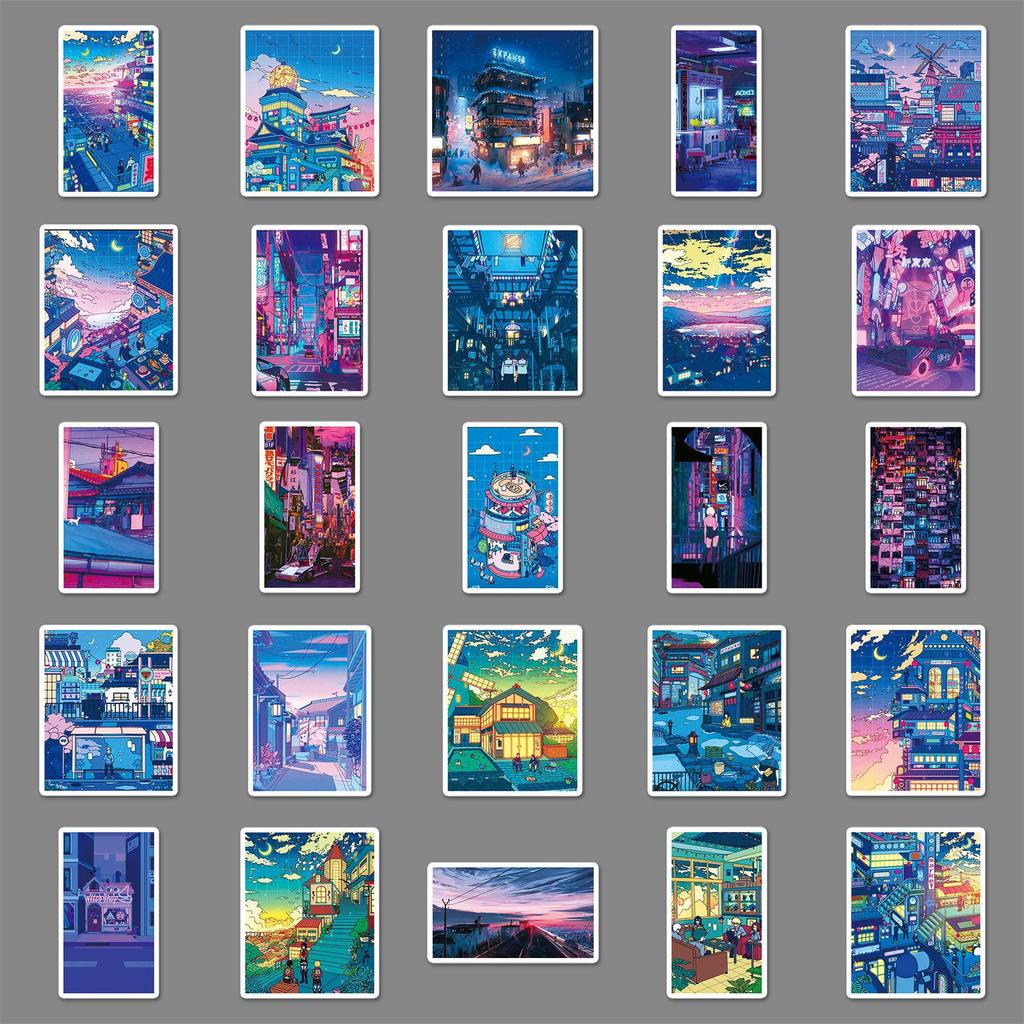 50 Cartoon Guka Hand Account Waterproof Decorative Skateboard Mobile Phone Case Suitcase Stickers