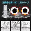 XELORD H7 LED Vehicle Inspection 6500K Super Adjustable for of Headlight, Compliant, White, Bright, Angle, Fanless, Motorcycles, DC11V-18V (Pack 2)