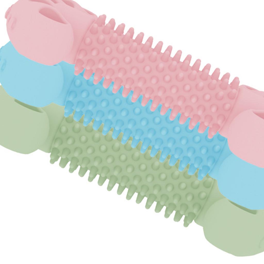 Brinquedos de mastigação para cães Quebra-cabeças de limpeza de dentes Ossos de cachorro resistentes para dentição Brinquedos