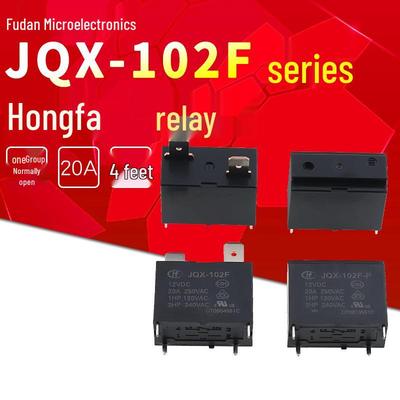 JQX-102F-P-12VDC 4-Pin 20A Relay for Air Conditioners and Water Heaters