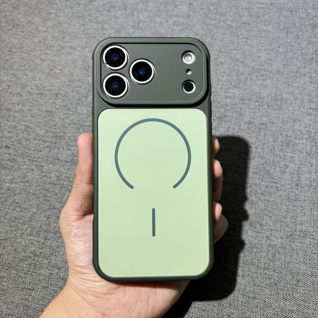 iPhone 17 Pro Max Magnetic Lens Protection Case - Full Coverage, Anti-Drop, Frosted Feel