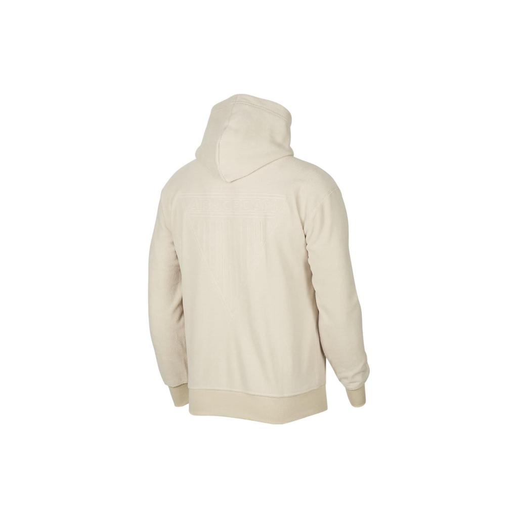 Jordan Sweatshirts Men's Khaki Hooded Moderate Regular (Unisex) Sweatshirts DV1572 206
