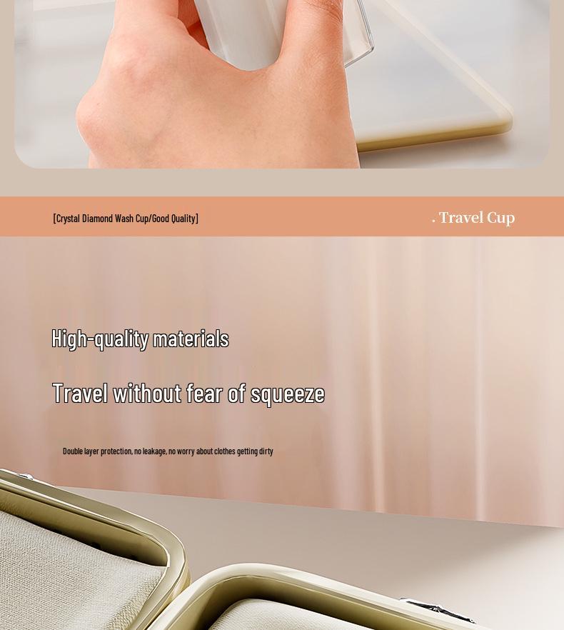 Συμπαγές Επαναγεμιζόμενο Σετ Ταξιδιού: Φιάλες 5-σε-1 για Σαμπουάν, Αφρόλουτρο, Σπρέι, Νερό και Λοσιόν