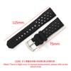22mm Watch Strap For TAG Heuer F1 Monaco Carrera Formula 1 Watchband Air Vent Hole Wristband Rubber Silicone Bracelet Accessory