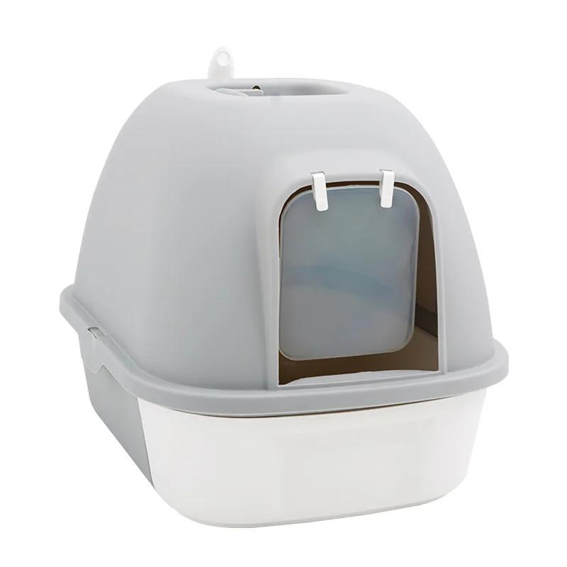 2025 New Pet Drawer Cat Litter Box Fully Enclosed Toilet with Shovel Cat Box Litter Box Furniture
