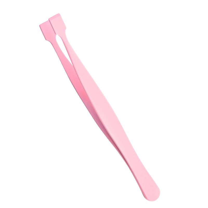 

1 шт. пинцет для накладных нижних ресниц, аппликатор для накладных ресниц, инструменты для макияжа, вспомогательный керлер, ресницы, профессиональные инструменты-пинцеты розовый