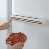 Cling Film Dispenser Household Food Wrap Cutter for Desktop Fridge Kitchen