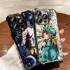 JoJo Adventure Dio Diego Brando Soft Phone Case For iPhone 15 16 17 Air 14 Pro Max 16E Plus 13 12 Mini Plating Anti-Fall Fundas