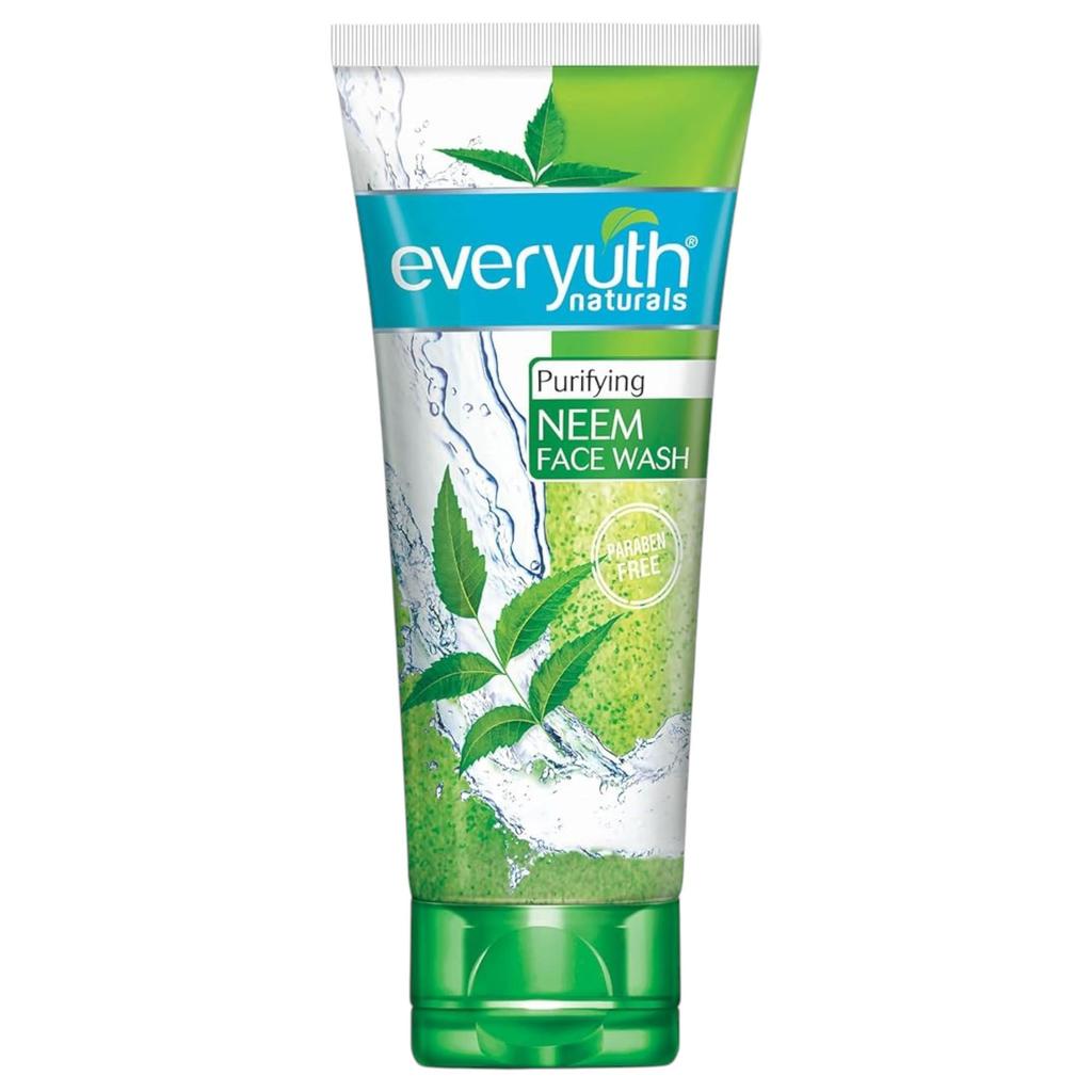 Everyuth Naturals Purifying Neem Face Wash 150g Deep Cleansing Antibacterial Hydrating Clear Skin Formula