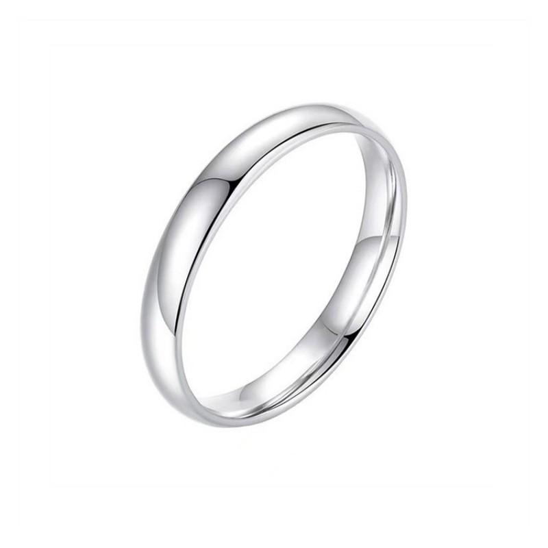 Minimalist Geometric Couple Rings Set Men Women Adjustable Sterling Band Ring Finger