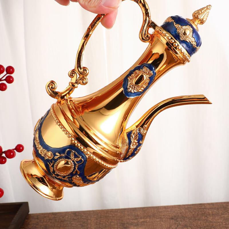 European Light Luxury Metal Wine Set