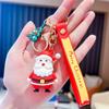 Decoration Small Pendant Santa  Key Fob Christmas Keychain Bag Charm Key Chain Car Key Ring