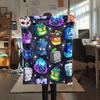 1PC Blox Fruits Patterned Flannel Blanket Suitable For All Seasons for Home Decor Warmth and Comfort Gifts Holiday Present