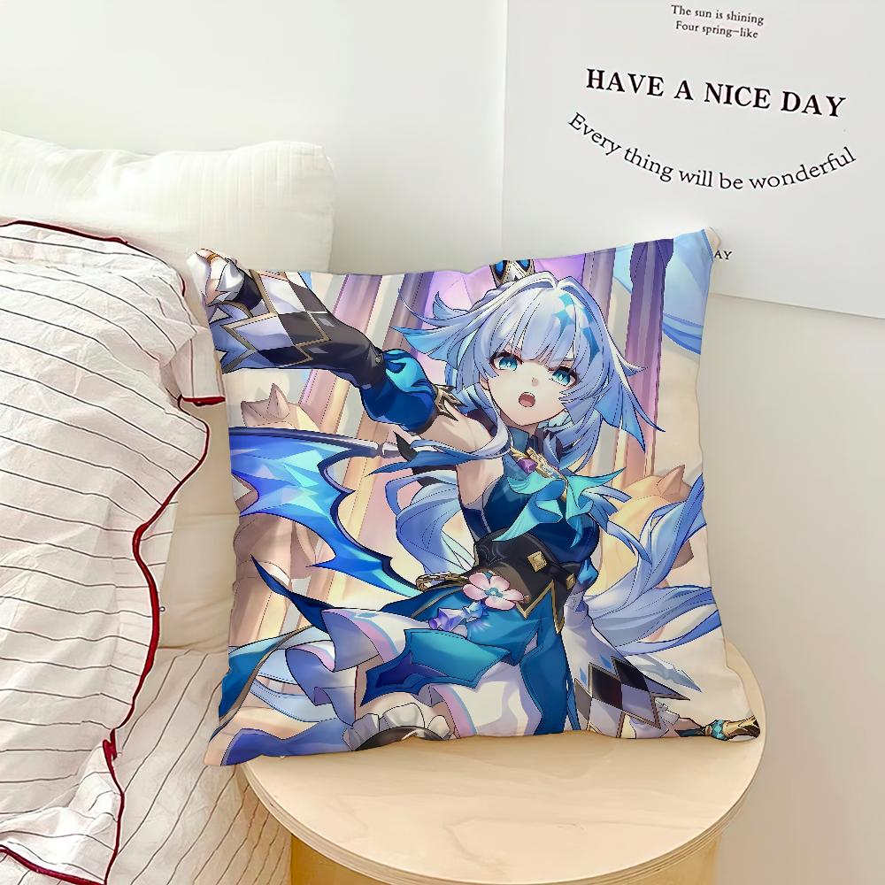 Honkai Star Rail Cerydra kuddfodral Bekvämt mjukt örngott för Soffa Vardagsrum Hemmakontor Dekor Skyddsfodral