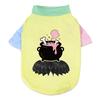 1 Pc Halloween Pet Shirts Cute Ghost Pumpkin Print T‑Shirt Cats & Dogs Costume Festival Apparel For Party Cosplay