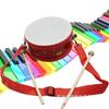 Animal Pattern Children's Drum Toy Double Sided Kids Hand Drum Musical Instrument Toy  Percussion
