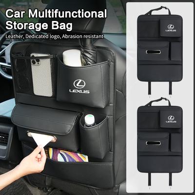 Car Seatback Organizer Anti-Kick Pad Trunk Storage Bag Accessories For UX250h RX450h CT200h RX400h NX300h RX350 RX300 GX47