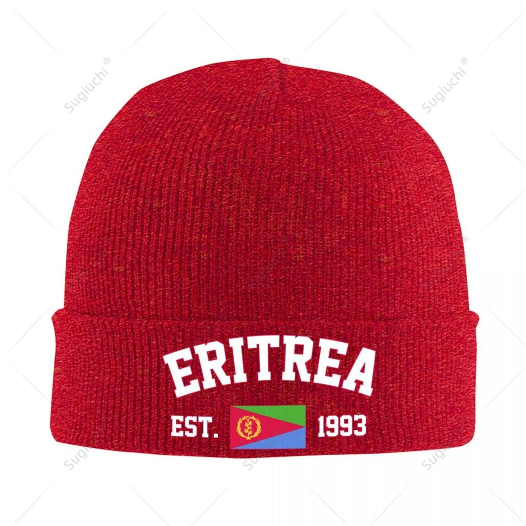 Unisex Eritrea EST Knitted Hat For Unisex Women Boys Winter Autumn Beanie Cap Warm Bonnet