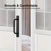 2pcs Barn Door Handles, Sliding Door Handle, Black Cabinet Handles, Door Pull Handle, Sliding Closet Door Handle for Hotels