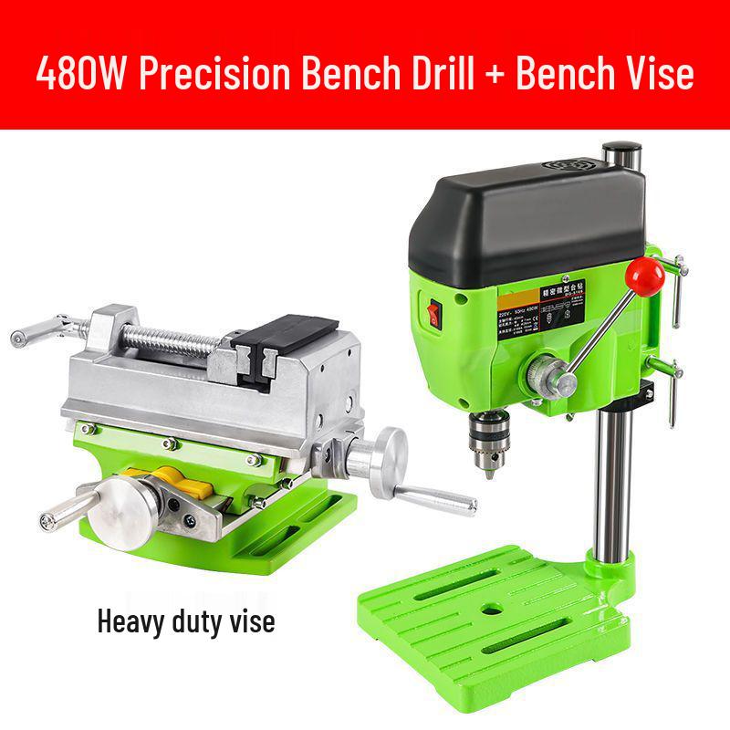 220V High Precision Mini Drill Press: Multifunctional, High-Speed Bench Lathe