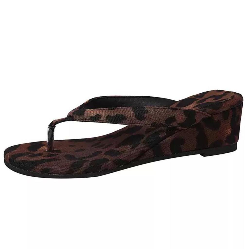 Evening wind flip-flops summer new temperament elegant purple thick bottom heightening with skirt sandals