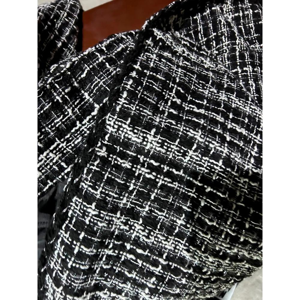 Fashionable Women's Plus Size Suit Coat with Plaid for Spring