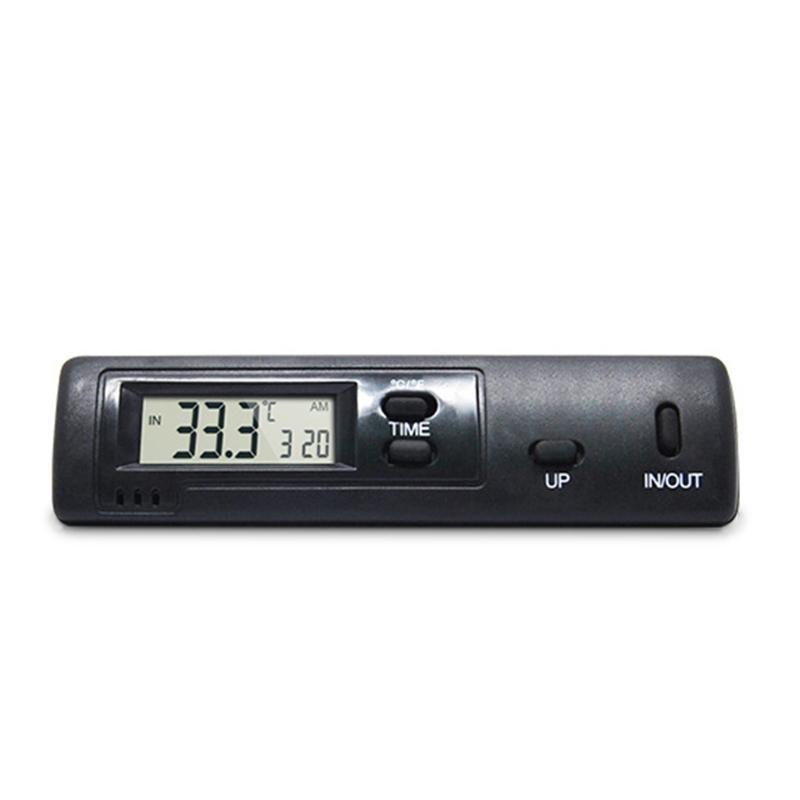 Indoor Convenient Temperature Probe in out Lcd Dual-way Digital Thermometer Clock Thin for Shell Portable Temp Te